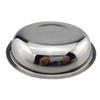 Manulife Sopera Plato Disco Plato de Cena Bandeja Redonda de Acero Inoxidable Plato Plato Hondo