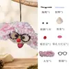 Nuevo kit de materiales DIY para perrito de corteza de campana de viento para aliviar el estrés, accesorios hechos a mano, dijes para bolsas, llaveros, colgantes al por mayor