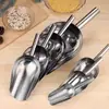 Pala de acero inoxidable pala para hielo engrosada pala para harina de grano alimentos pala para grano de comida puesto de té palomitas de maíz semillas de melón pala para hielo