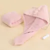 Gorro de Coral Fleece para Secar el Cabello para Mujeres, Gorro de Ducha Absorbente con Patrón de Piña Engrosado, Toalla Envolvente, Toalla para Secar el Cabello, Venta al por Mayor