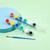 Tinta Acrílica 3ml Kit com 12 Cores DIY para Grafite, Pintura de Pipa, Bonecos de Gesso, À Prova d'Água, Venda Quente Transfronteiriça Coloração