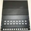 Gabinete de Rede 1U Xlr Audio Flight Case Painel Tipo D HDMI Rede Vga Xlr Macho e Fêmea 86 Painel Tomada