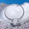 Celebridade da Internet Novo Lançamento Pulseira de Sino de Bênção de Um Passo Feminina Antiga Combina com Tudo Namorada Casal Par de Pulseiras Ajustáveis