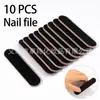 Set de 10 Lima de Uñas Mini, Limas Mini Corazón Rojo Arena Negra, Tiras Pulidoras de Uñas Pequeñas, Herramientas y Accesorios para Uñas, Transfronterizo