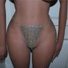 Bikini sexy con diamantes de imitación, moda europea y americana, cadena para el cuerpo, discoteca, Queen Flash, tanga de diamantes, venta caliente transfronteriza