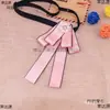 Pajarita con Cuello Floral para Mujer, Estilo Universitario, Accesorio Formal de Broche para Camisa Estilo Británico Profesional por Metabo
