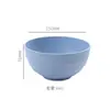 Amazon Paja de Trigo Hogar Tazón para Sopa Taza de Agua Vajilla Exterior Portátil Plato Tazón Set de Cubiertos Directo de Fábrica