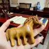 Peine Masajeador Año del Caballo, Peine Masajeador Multifuncional para Cabeza Tallado Tridimensional Doble Cara de Sándalo Verde y Palo de Rosa, Peine Meridian