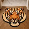 Alfombra redonda de animales estilo vintage de lujo ligero transfronteriza para uso en el hogar, resistente a la suciedad, duradera, fácil de mantener, alfombra decorativa, disponible en stock y se puede enviar en nombre de los clientes