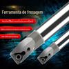 Suporte para Ferramenta de Mandrilagem Interna Cnc Stupr Refrigeração Interna Porta-Ferramenta para Canais Internos Ferramenta de Mandrilagem para Furos Pequenos Antivibração Usinagem de Alta Velocidade Mandrilagem de Precisão