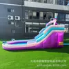 Pequeño Parque de Atracciones para Padres e Hijos Castillo con Piscina, Tobogán Acuático Inflable para Exteriores Hecho de Tela Oxford para Adultos y Niños