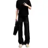 Pantalones Casuales de Alta Gama con Caída Estilo High Street Americano para Hombre 2026 Otoño Pierna Ancha Alargadores de Pierna Rectos Traje Pantalón de Moda