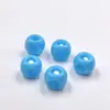 Contas coloridas multicoloridas de quatro furos com pó dourado/prata material para laço de contas DIY acessórios para corrente de celular