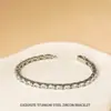 Pulsera de Cadena de Tenis de Acero Inoxidable 316 con Circonita para Mujer, Lujo Ligero y Sensación de Alta Gama Pulsera de Tenis Pulsera de Tenis