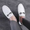 Zapatos de Hombre de Piel Suave Primavera 2026 Suela Suave Zapatos de Negocios Casuales para Hombre Verano Moda Británica Mocasines sin Cordones