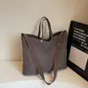 Bolso de Lona Lavada Retro Casual para Mujer Nuevo Bolso Tote de Gran Capacidad Bolso Cruzado Simple Bolso de Hombro Único a la Moda
