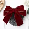 Flor de Cabeza Femenina Pinza para el Cabello de Enfermera Profesional Set de Malla para el Cabello de Azafata Accesorios para el Cabello de Trabajo de Hotel Lazo de Bolsillo de Red