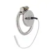 Cinturón de castidad de acero inoxidable con descarga eléctrica, tapón anal de metal, traje combinado, herramienta bipolar de pulso para juego de corte trasero Yin frontal masculino