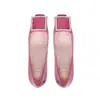 Tacones Altos Cuadrados con Hebilla de Pedrería Estilo Rv Modelo Nuevo 2026 Zapatos de Tacón Alto de Boca Baja Charol Zapatos para Citas Banquetes Dama de Honor Zapatos de Oficina