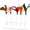 Juguete para Gatos Tian Tian Juguete para Gatos Suministros para Gatos Bola de Pelo de Conejo para Gatos Pluma de Pavo Color Campana Palo de Juguete para Gatos Caña de Juguete para Gatos