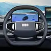 Funda para volante 2025 Geely Galaxy L6emi, funda especial para manija interior de coche L7 Starship 7emi E5 E8 ultradelgada