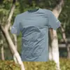 Camiseta de Secado Rápido de Comercio Exterior para Hombre Ropa de Entrenamiento de Seda de Hielo Estilo Nuevo Manga Corta Fitness Running Manga Corta Holgada Delgada Ropa Deportiva