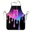Ropa de trabajo de barbero de comercio exterior personalizada, delantal de cocina, delantal hecho a mano para estudio DIY, delantal de manicurista