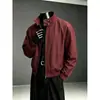 Tacto suave / Camisa de manga corta retro suelta versátil para hombre Verano 2025 Color albaricoque rojo Anti-puñalada