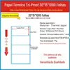 Papel térmico de três provas 100x150 papel de etiqueta térmica 100 * 100 papel de impressão papel de código de barras adesivo adesivo de etiqueta