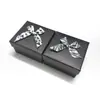 Caja Negra Serie Moño 8*9*5.3cm Caja para Relojes Caja de Joyería Caja para Empaque de Regalo