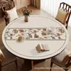 Mesa Redonda Americana Alfombrilla Absorbente Antideslizante de Barro Diatomeas Atmósfera de Lujo Ligero Alfombrilla para Mesa Redonda Posavasos Aislante de Calor para Taza de Café