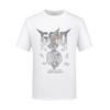 Nova Camiseta Masculina 2026 com Design de Coelho de Strass, Manga Curta Marca Tendência Verão Casual Peso Pesado Manga Meia-Manga Tamanho Grande Slim Fit