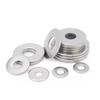 Gaxeta Plana de Aço Inoxidável 304 Arruela Plana de Metal Meson Gasket Padrão.
