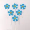 Decoración de pastel de flores Tarjeta de inserción Accesorios Niños Bebé Planta de girasol Cumpleaños Horneado Tarjeta de inserción de decoración de celebridad de Internet