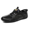 Couro de vaca Cross-border Novos tênis casuais masculinos Tamanho grande Costura respirável Sapatos de malha Polvo Sapatos masculinos