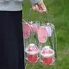 5.12 Día de la Enfermera Regalo de Acompañamiento Decoración de Cupcake Bobo Tulipán Blanco Ángel Etiqueta Colgante Bolsa de Regalo de Mano