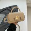 Personalidad Estilo Francés Trendy Simple y Elegante Bolso de Hombro para Mujer 2025 Primavera Nuevo Versión Coreana Casual Crossbody Bolso Cuadrado Pequeño