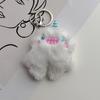 Broche de Peluche de Monstruo de Cabello Largo Japonés y Coreano Decoraciones de Llavero de Muñeca de Dibujos Animados Lindo Estúpido Adornos Colgantes de Mochila al Por Mayor
