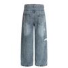 Moda Otoño 2025 Tendencia Estilo Callejero Pantalones Casuales de Algodón Compuesto para Mujer Corte Recto Cintura Media Suministro Directo 04