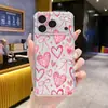O estojo de laço rosa doce mais vendido da estação TK, adequado para iPhone 17, capa de celular feminina, capa transparente com airbag Apple 16