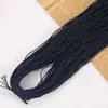 Banda elástica redonda de 0.8-2.0 mm, cordón elástico de látex colorido para joyería, manualidades hechas a mano y pulseras