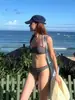 Bikini de Cuadros Pure Desire para Mujer, Nuevo Traje de Baño de Dos Piezas Estilo Resort, Traje de Baño Sexy Adelgazante y de Alta Apariencia