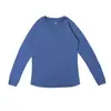 Ovelha Perdida Patchwork de Lã Merino Manga Longa Camiseta de Secagem Rápida Manga Raglan Feminina Camiseta de Secagem Rápida de Lã Merino