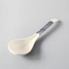 Colher Grande Estilo Japonês Hefeng Colher de Sopa Underglaze Cor Cerâmica Hotel Home Machine Impressão Colher de Cabo Longo Amazon