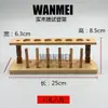 Soporte de Tubos de Ensayo de Madera 6 Agujeros 8 Agujeros 10 Agujeros 12 Agujeros Decorativo Fijo, Personalizado 6 Piezas 12 Piezas Diámetro del Agujero 21-22 mm Tubo de Ensayo de Madera