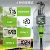 Monitoreo del volumen total de agua, monitoreo de jardines y paisajes, pantalla abatible, medidor de flujo automático de alta precisión para jardín, estándares europeos y americanos
