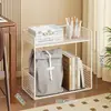 Estante de parede, móvel, com vários níveis e rodas, adequada para uso em escritório, para guardar livros e outros itens perto de uma mesa