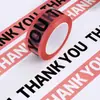 Cinta de Embalaje Impresa Creativa Personalizada Rosa de Amazon Thankyou Impresa Lindo Dibujo Animado Cinta de Envío