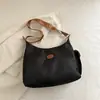 Bolsa de tela de moda casual 2025 Verano Nuevo Bolso Tote de Gran Capacidad Simple Bolso de Hombro Cruzado Bolso Ligero Versátil