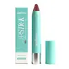Zephoco Lápiz Labial Suave de Colores Rojo-Marrón Elegante Rojo-Marrón Mate de Terciopelo Lápiz Labial Hidratante Retro